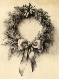 Eleganter Weihnachtskranz von Jolly and Dash