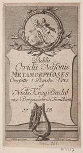 Titelblatt "Publii Ovidii Nasonis Metamorphoses" von Jonas Haas