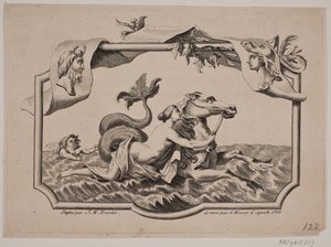 Titelvignette. Amphitrite auf dem Meer von Jonas Haas