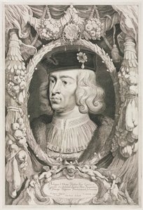 Die Herzöge von Burgund: Nr. 8. Porträt von Philippe I. der Schöne von Kastilien von Jonas Suyderhoef