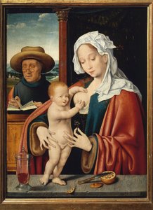 Die Heilige Familie (Malerei) von Joos van Cleve