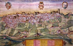 Karte von Tricarico, aus 