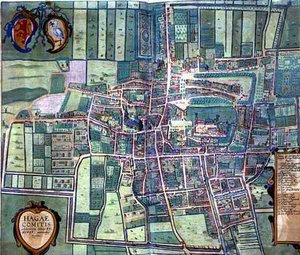 Karte von Den Haag, aus 