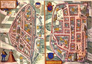 Karten von Chartres und Dunois, aus 