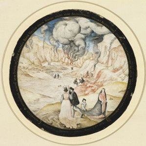 Die Schwefelbäder Solfatara bei Pozzuoli von Joris Hoefnagel