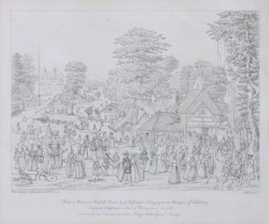 Fest in Horseydown um 1590 von Joris Hoefnagel