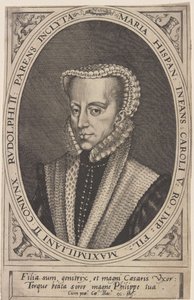 Georg Hoefnagel - Maria von Österreich, Heilige Römische Kaiserin
