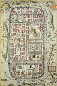 Karte von Jerusalem und der Umgebung, aus 