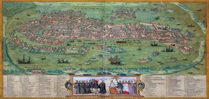 Karte von Venedig, aus 