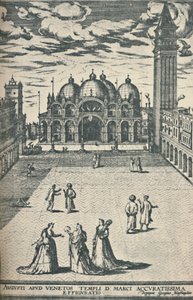 St. Markus im 16. Jahrhundert von Joris Hoefnagel