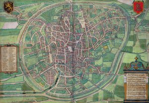 Stadtplan von Brüssel, aus 