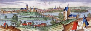 Ansicht von Tours, ca. 1561 (Gravur)