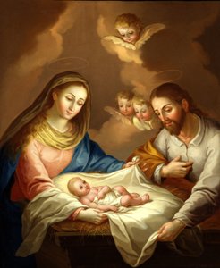 Die Geburt Christi von José Campeche y Jordán