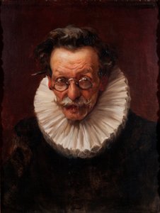 Porträt eines älteren Mannes im Stil der Regierungszeit von Philipp IV.