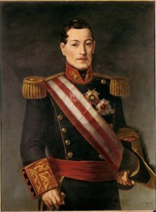 Porträt von Ildefonso Diez de Rivera, Graf von Almodovar, spanischer Militär und Politiker