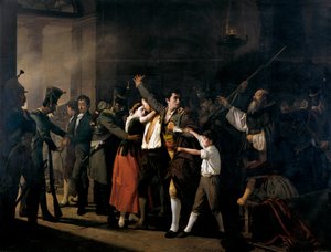 Erschießung der spanischen Patrioten in Buen Suceso (im Morgengrauen des 3. Mai 1808) von José Marcelo Contreras y Muñoz