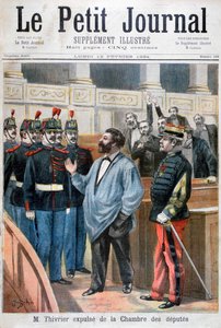 Christophe Thivrier aus der Abgeordnetenkammer ausgeschlossen, Paris, 1894 von Jose Belon
