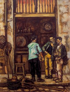 Die Taverne von Santander (Spanien) 1944-1945 von Jose Gutierrez Solana