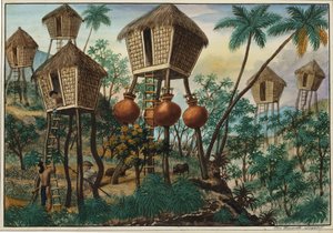 Manila und seine Umgebung: Hütten der Bergindianer