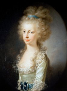 Porträt von Erzherzogin Maria Clementina von Österreich 1777-1801, 1796