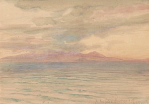 Sonnenuntergang im Golf von Karthago von Josef Hoffmann