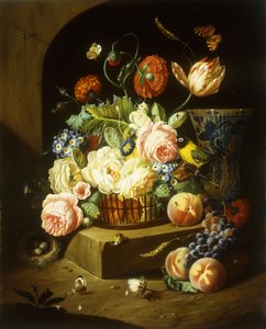 Stillleben mit verschiedenen Blumen