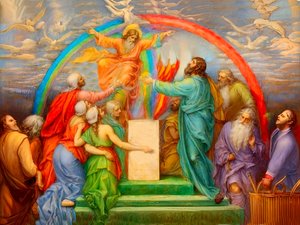A1_Genesis_19-Noahs Altar und Gottes Versprechen von Josef Johann Michel