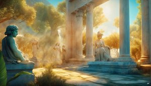 Dreamcore_antik griechische Welt_03 von Josef Johann Michel