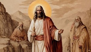 Jesus Verklärung mit Moses und Elia