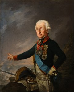 Porträt von Feldmarschall Generalissimus Prinz Alexander Suworow 1729-1800, 1799 von Josef Kreuzinger