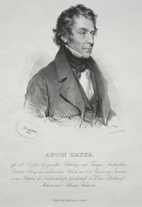 Porträt von Dr. Anton Hayne von Josef Kriehuber