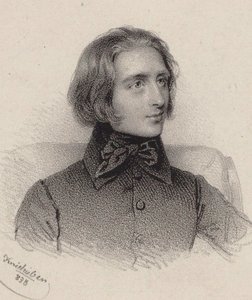 Porträt des Komponisten Franz Liszt 1811-1886, 1838