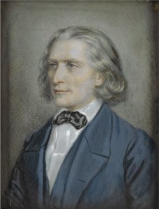 Porträt von Franz Liszt von Josef Nikolaus Kriehuber