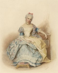 Porträt von Prinzessin Caroline Lobkowitz, geborene Gräfin Wrbna