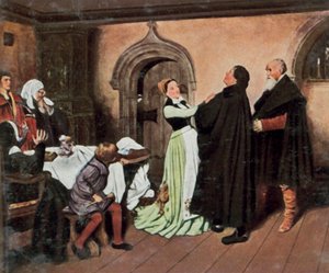 Luther und Katharina von Bora von Josef Scheurenberg