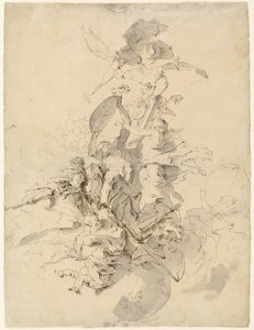 Die Verherrlichung eines Prälaten von Josef Winterhalder the Younger