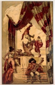 Cervantes, Don Quijote, Die Hochzeit des Camacho / J.M.Sert von Josep Maria Sert