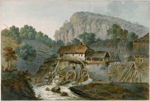 Erste Mühle von Puidoux von Joseph-Emmanuel Curty