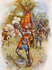 Edward, der Schwarze Prinz, in der Schlacht von Crecy