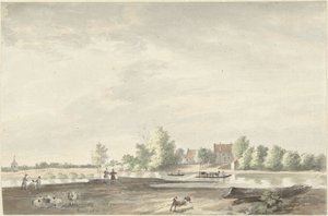 Das Fährhaus an der Lek bei Schoonhoven