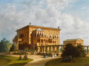 Der Sommerpalast des Herzogs von Leuchtenberg in Sergievka, 1873