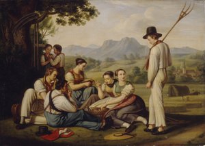 Rastende Mäher, 1819