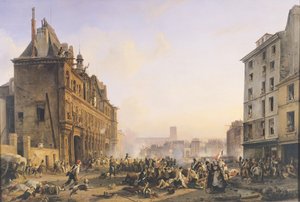 Angriff auf das Hôtel de Ville, 28. Juli 1830