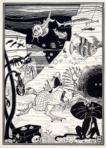 Es gab eine große Vielfalt an hohen, edlen Bäumen, beladen mit Meeresfrüchten wie Hummern..., 1895