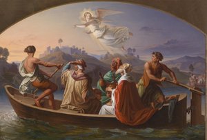 Die Heiligen Drei Könige auf dem Weg nach Bethlehem 1846 von Joseph Binder