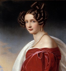 Porträt von Sophie Friederike, Prinzessin von Bayern und Erzherzogin von Österreich (1805-1872) von Joseph Carl Stieler