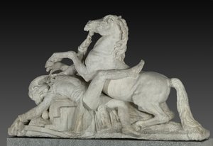 Der Tod von General Louis Charles Antoine Desaix in der Schlacht bei Marengo am 14. Juni 1800 von Joseph Chinard