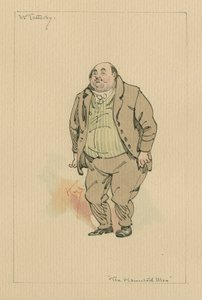 Mr. Tetterby - Der Geistermann und das Gespenst, ca. 1920er von Joseph Clayton Clarke
