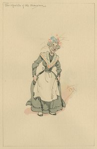 Die Gastgeberin des Herrenhauses, ca. 1920er Jahre von Joseph Clayton Clarke