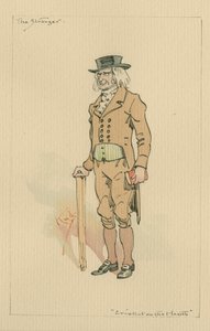 Der Fremde oder Edward Plummer - Die Grille im Herd, ca. 1920er von Joseph Clayton Clarke